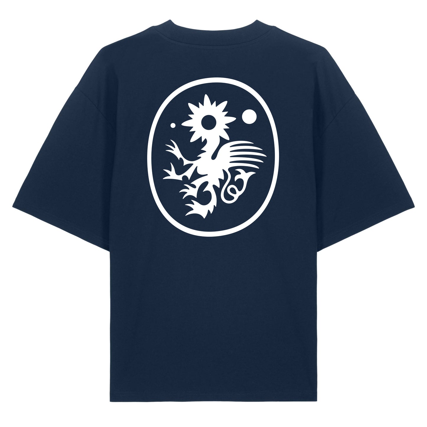 Mid Evil Logo Tee 2, Dark Blue