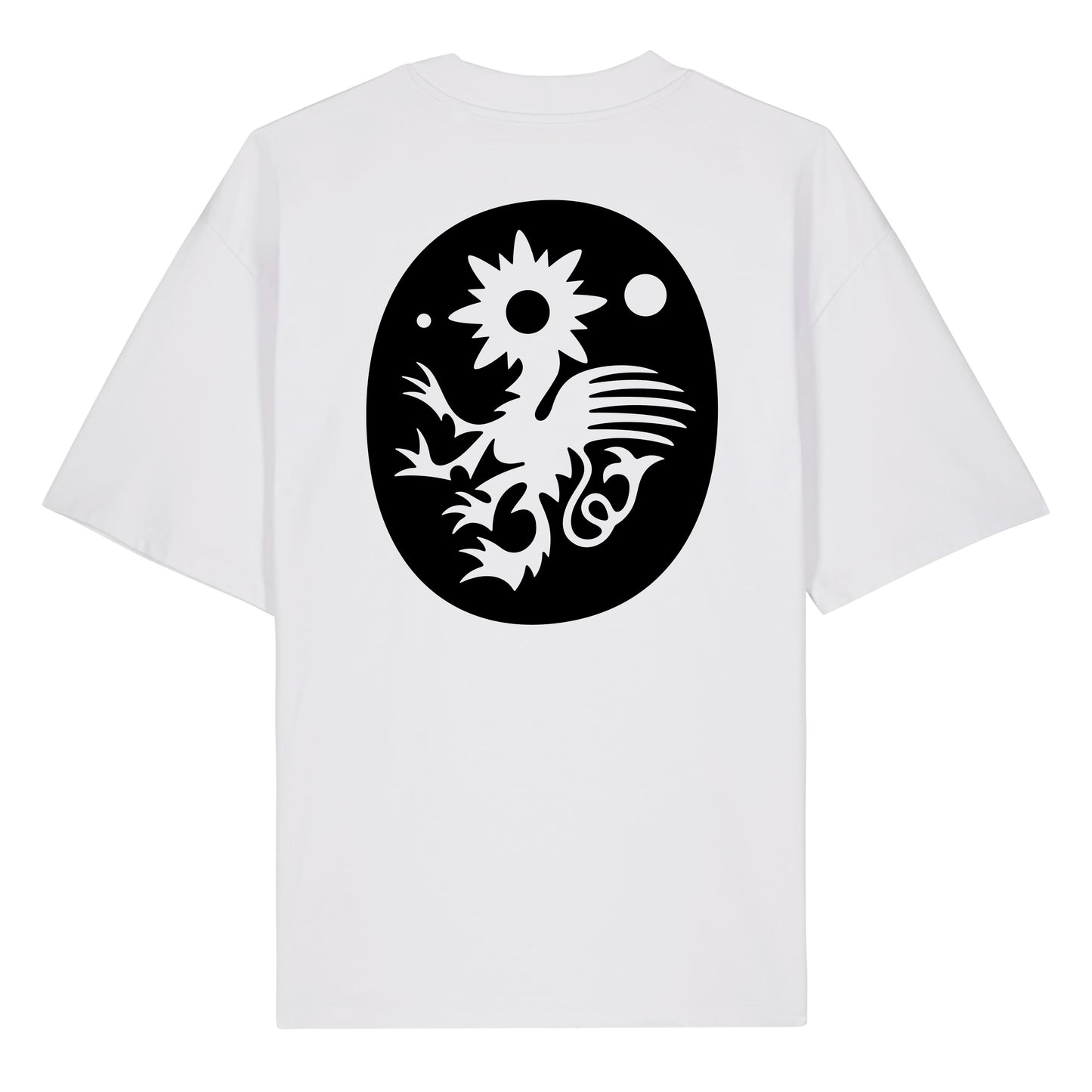 Mid Evil Logo Tee 1, White