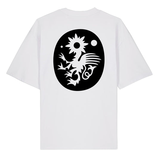 Mid Evil Logo Tee 1, White